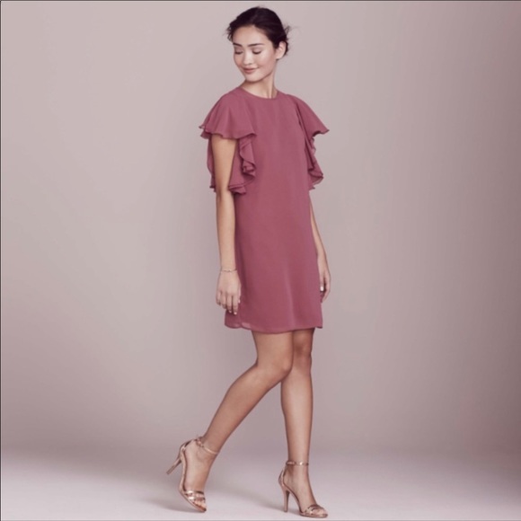 LC Lauren Conrad Dresses & Skirts - NWT LC Lauren Conrad Shift Dress w/ Ruffle Sleeves LC Lauren Conrad Dresses & Skirts - NWT LC Lauren Conrad Shift Dress w/ Ruffle Sleeves